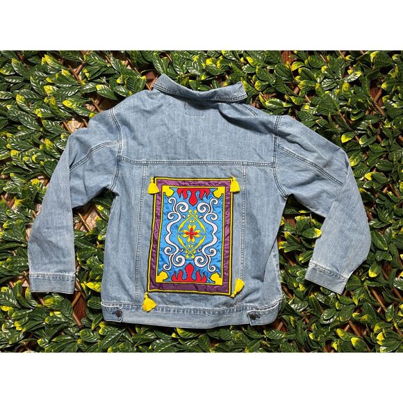 Oh My Disney Magic Carpet Denim Jacket Size XL - Picture 6 of 9